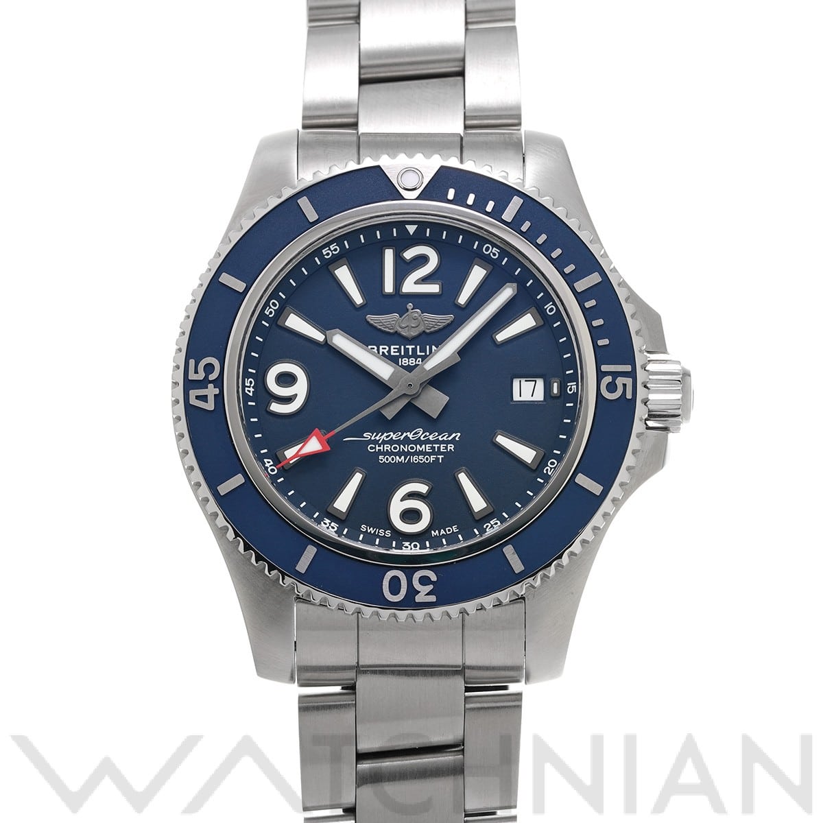 ブライトリング / BREITLING スーパーオーシャン オートマチック 42 A17366D81C1A1 ブルー メンズ 時計 【中古】【wristwatch】