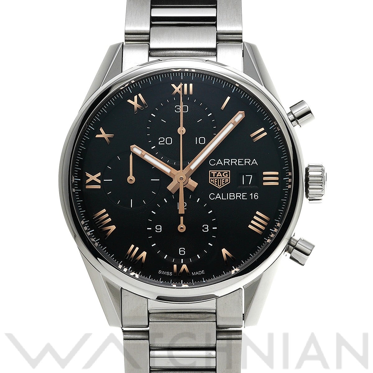 タグ ホイヤー / TAG HEUER カレラ キャリバー16 クロノグラフ ジャパン リミテッドエディション CBK2113.BA0715 ブラック メンズ 時計 【中古】【wristwatch】