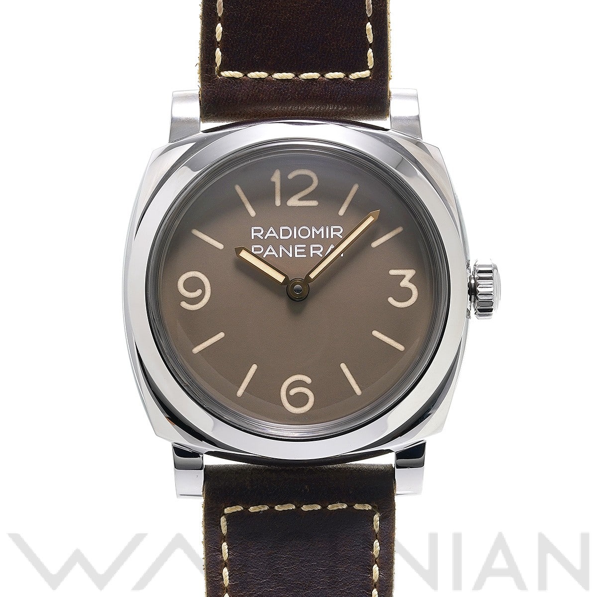 ラジオミール 1940 3デイズ アッチャイオ PAM00662 S番(2016年製造) ブラウン パネライ PANERAI メンズ 【中古】