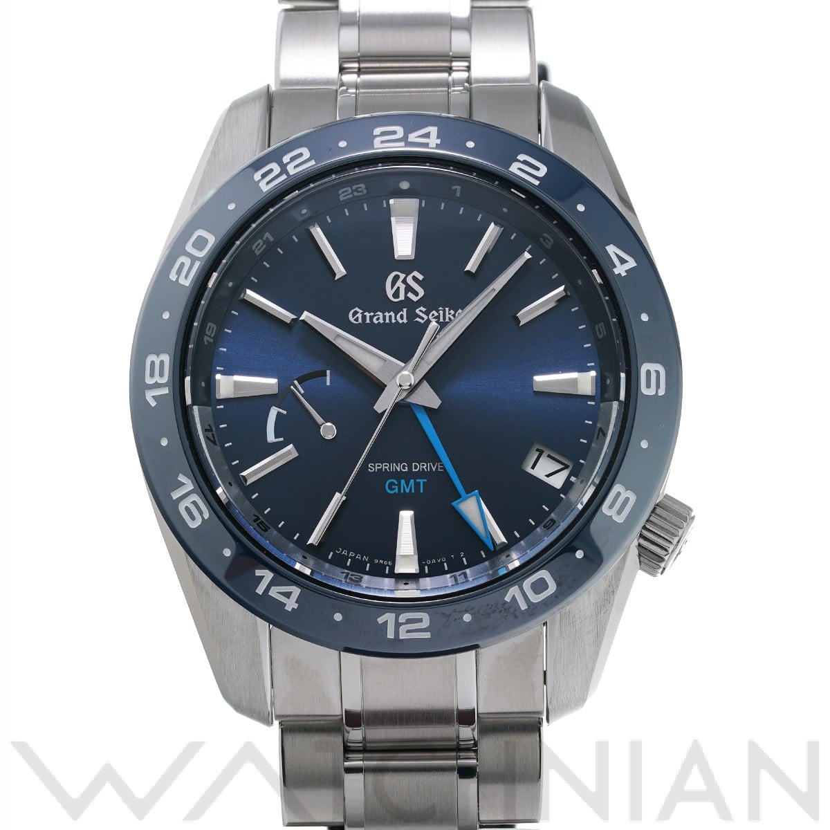 グランドセイコー / Grand Seiko スポーツコレクション スプリングドライブ GMT SBGE255 ブルー メンズ 時計 【中古】【wristwatch】