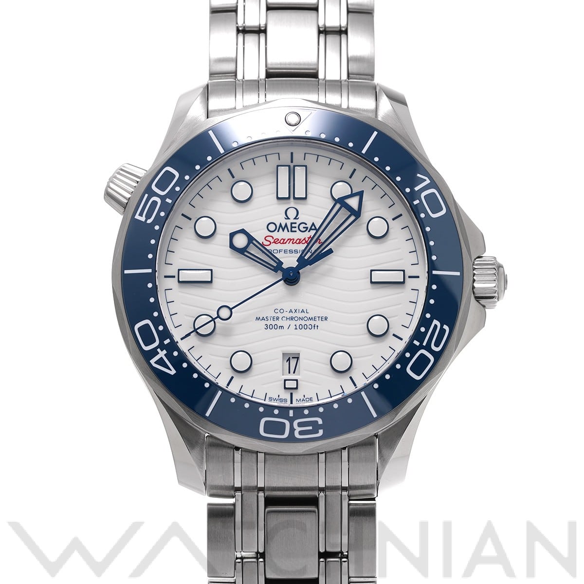 オメガ / OMEGA シーマスター ダイバー300 コーアクシャル マスタークロノメーター 2020 東京オリンピック 522.30.42.20.04.001 ホワイト メンズ 時計 【中古】【wristwatch】