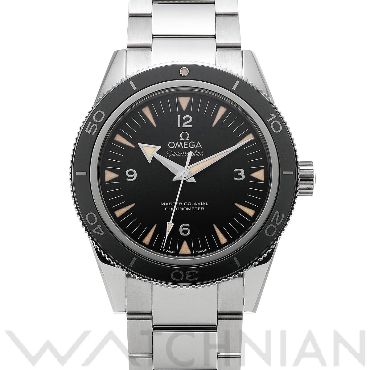 オメガ / OMEGA シーマスター 300 マスターコーアクシャル 233.30.41.21.01.001 ブラック メンズ 時計 【中古】【wristwatch】