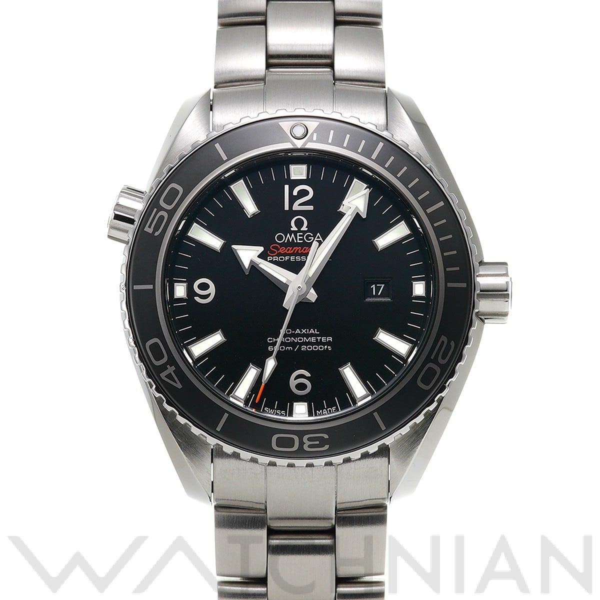 オメガ / OMEGA シーマスター プラネットオーシャン 600 コーアクシャル 232.30.38.20.01.001 ブラック ユニセックス 時計 【中古】【wristwatch】