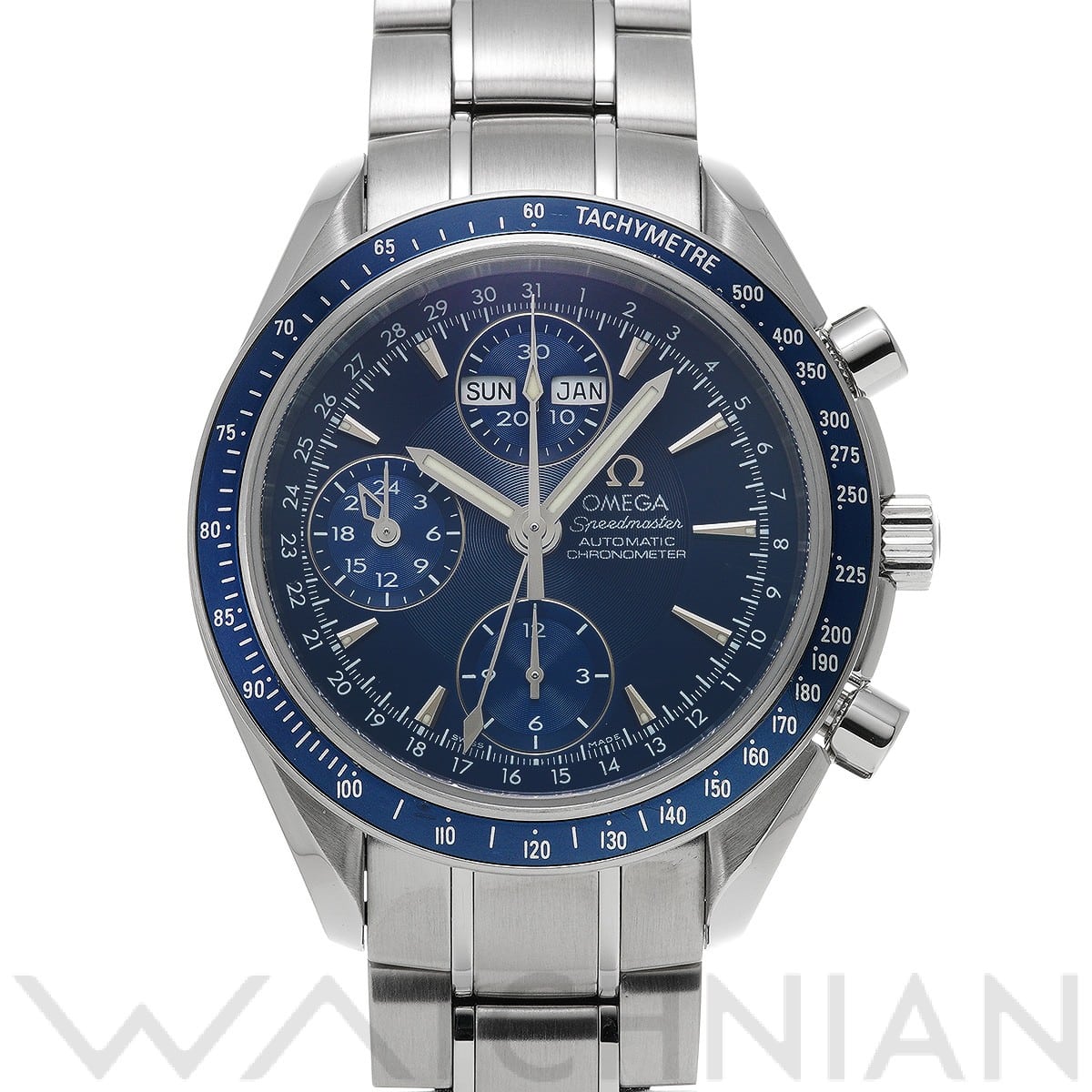 オメガ / OMEGA スピードマスター トリプルカレンダー 3222.80 ブルー メンズ 時計 【中古】【wristwatch】
