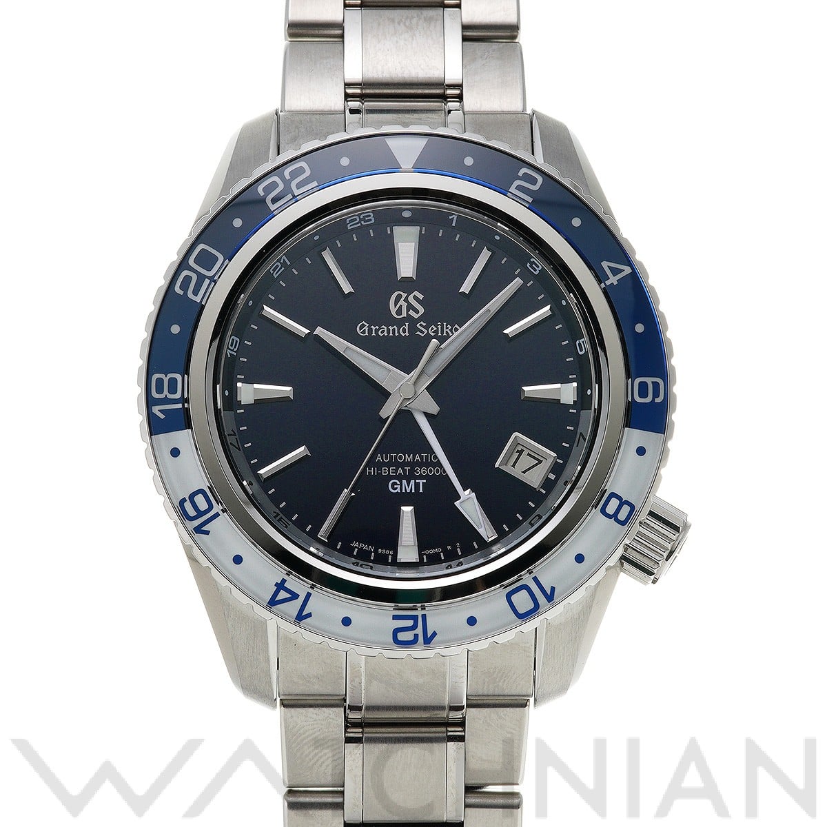 グランドセイコー / Grand Seiko スポーツコレクション メカニカル ハイビート36000 GMT SBGJ237 ミッドナイトブルー メンズ 時計 【中古】【wristwatch】
