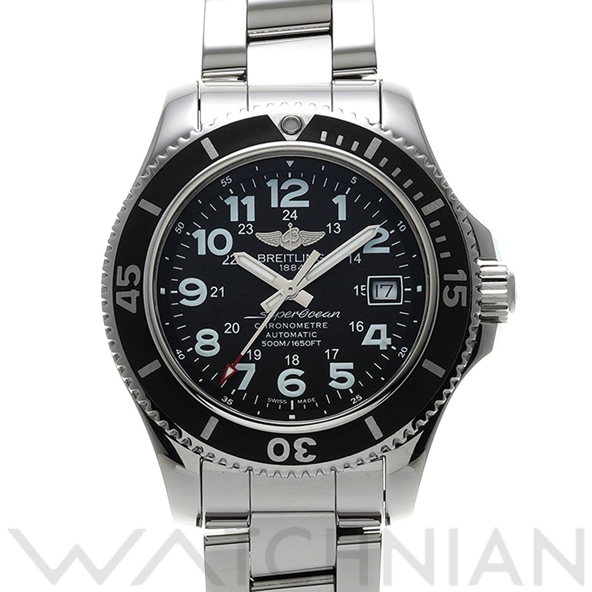 ブライトリング / BREITLING スーパーオーシャンII 42 A17365C9/BD67 ブラック メンズ 時計 【中古】【wristwatch】