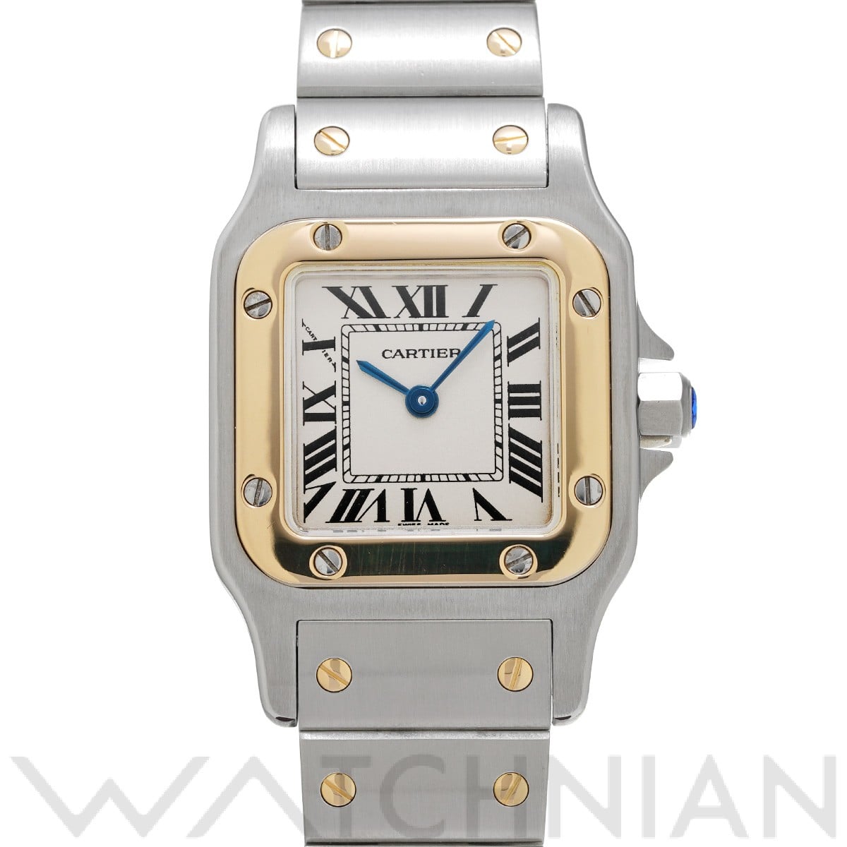 カルティエ サントス ガルベ SM W20012C4 シルバー レディース 時計 【中古】【wristwatch】