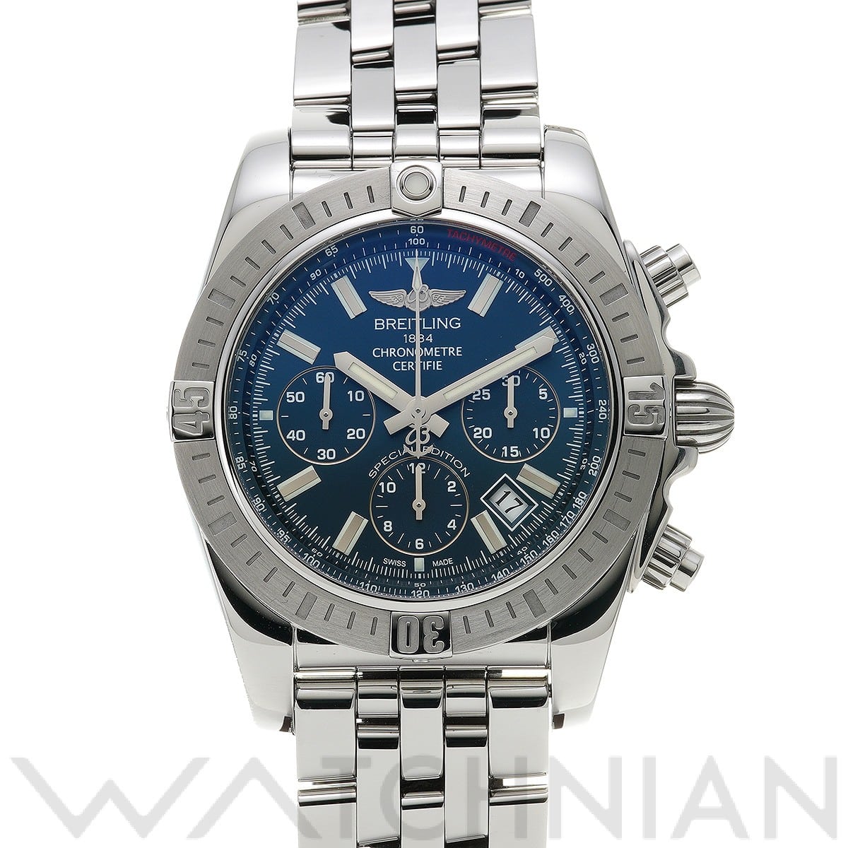 ブライトリング / BREITLING クロノマット 44 スペシャル AB011511/C956 ブルー メンズ 時計 【中古】【wristwatch】