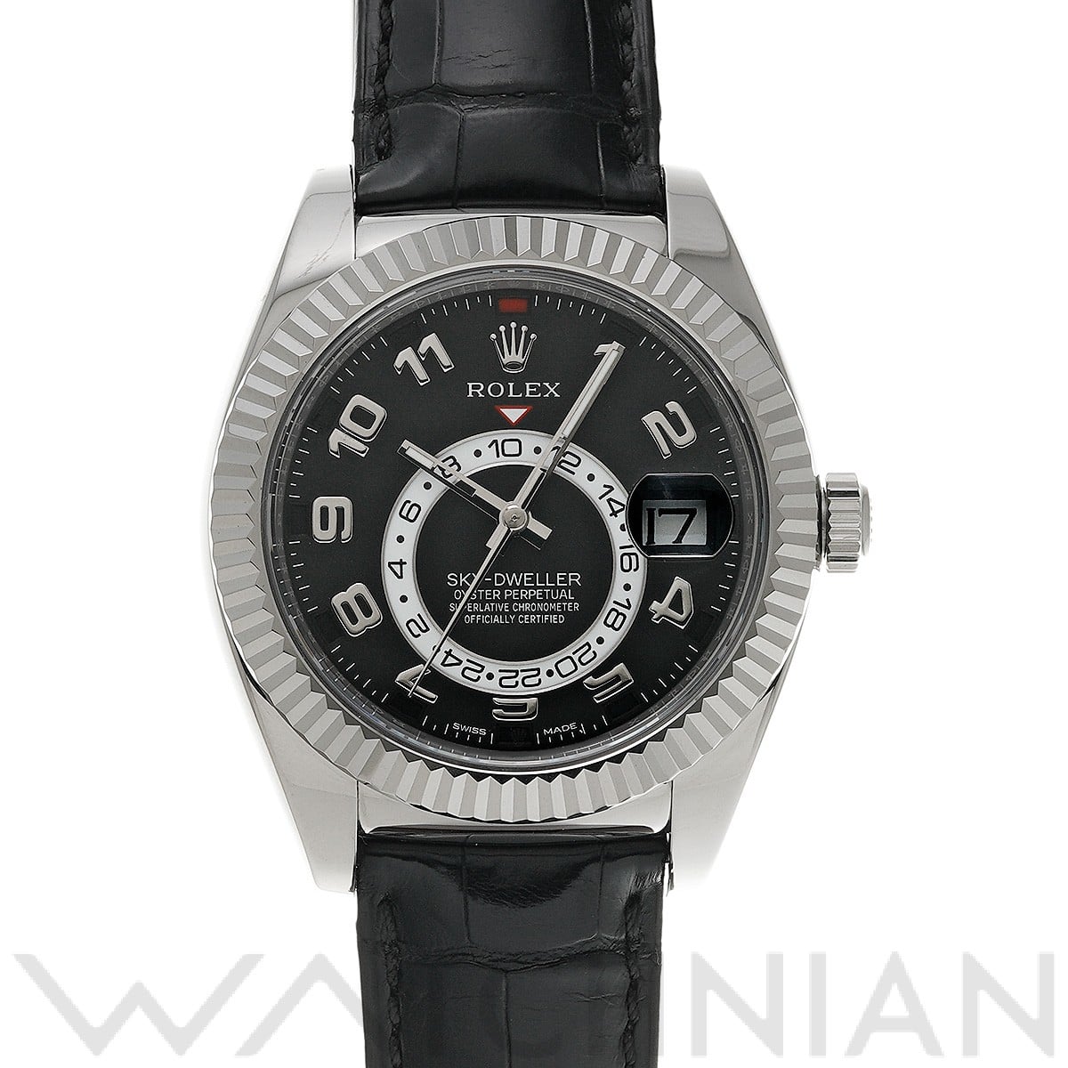 スカイドゥエラー 326139 ランダムシリアル ブラック ロレックス ROLEX メンズ 【中古】