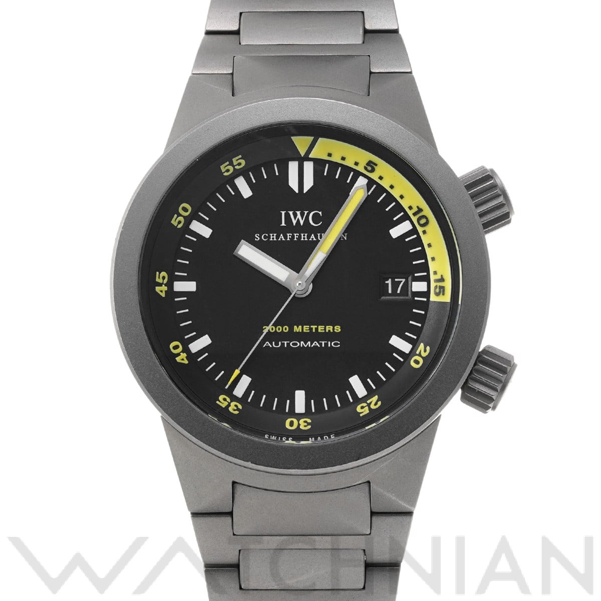 IWC アクアタイマー オートマティック 2000 IW353803 ブラック メンズ 時計 【中古】【wristwatch】