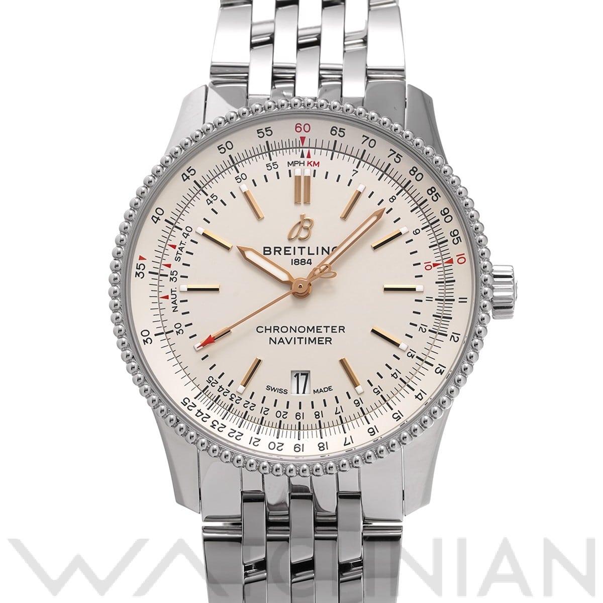 ブライトリング / BREITLING ナビタイマー オートマチック 41 A17326211G1A1 クリーム メンズ 時計 【中古】【wristwatch】