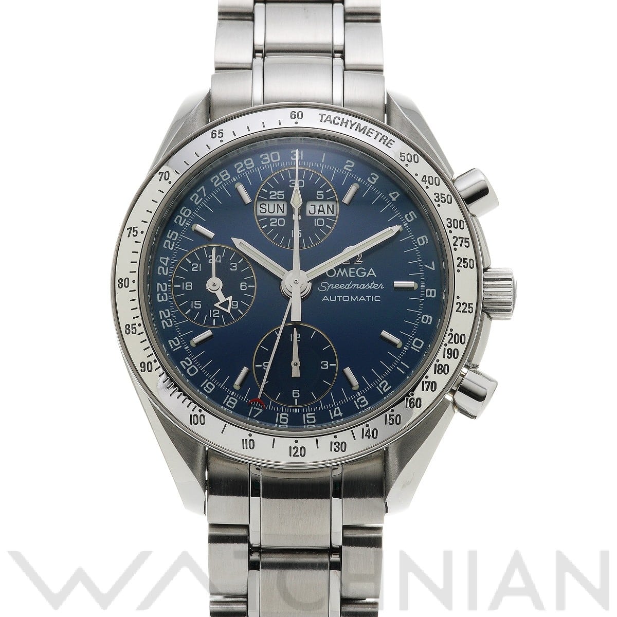 オメガ / OMEGA スピードマスター トリプルカレンダー 3523.80 ブルー メンズ 時計 【中古】【wristwatch】