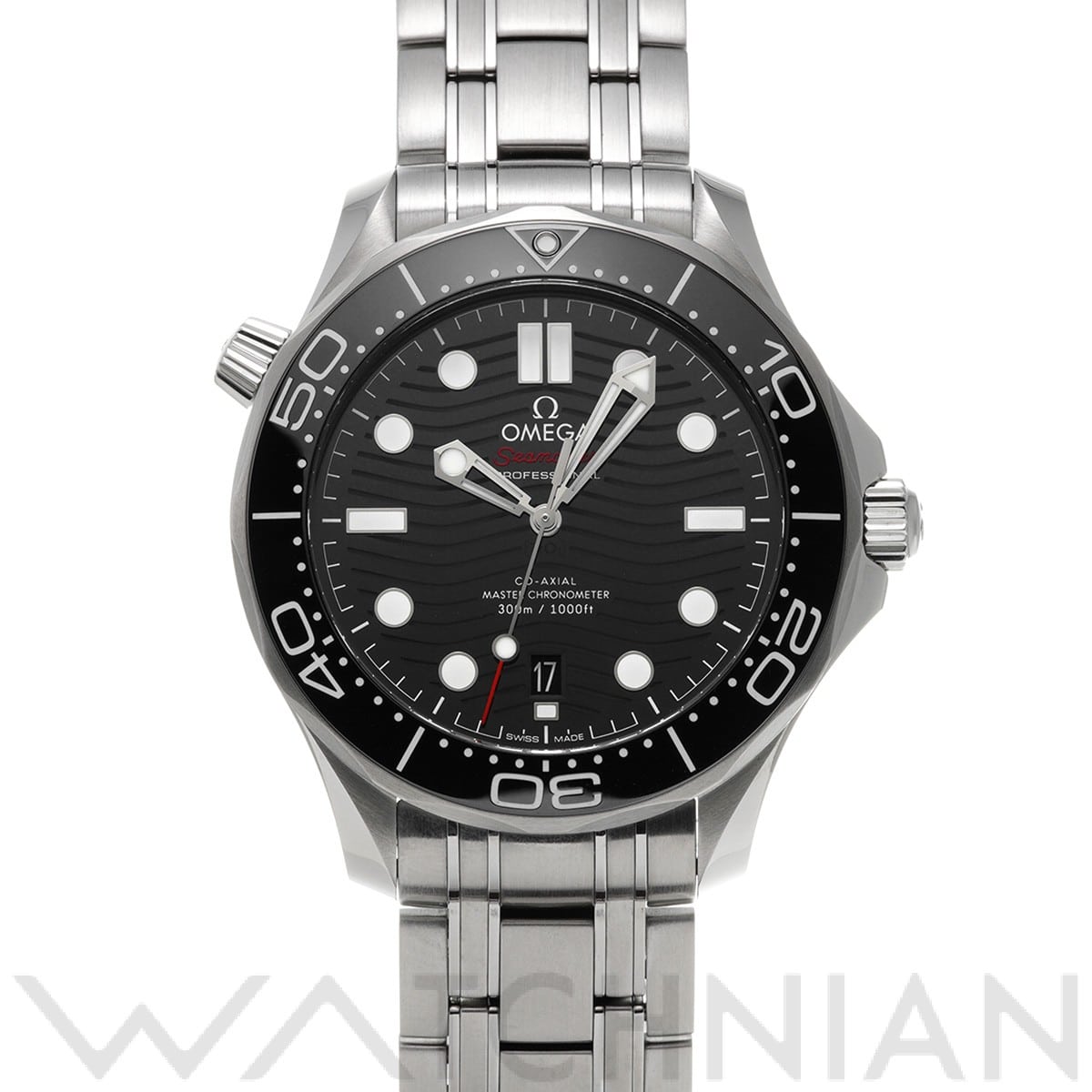 オメガ / OMEGA シーマスター ダイバー300 コーアクシャル マスタークロノメーター 210.30.42.20.01.001 ブラック メンズ 時計 【中古】【wristwatch】