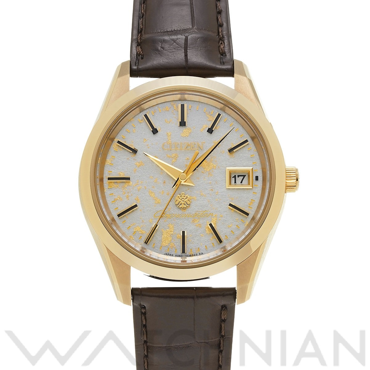 シチズン ザ・シチズン エコ・ドライブ 25th AQ4042-01P シルバー メンズ 時計 【中古】【wristwatch】