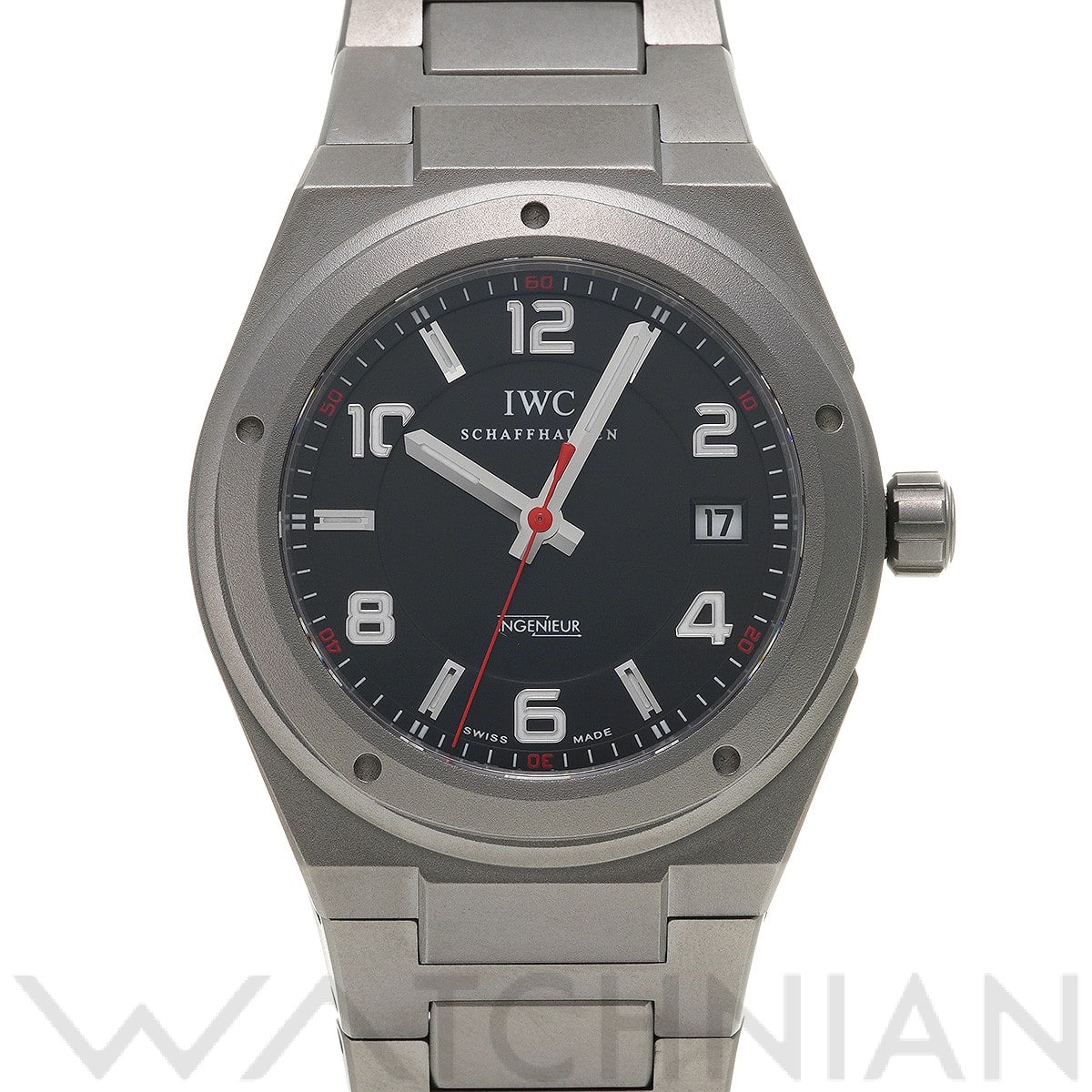 IWC インヂュニア オートマティック AMG IW322702 ブラック メンズ 時計 【中古】【wristwatch】