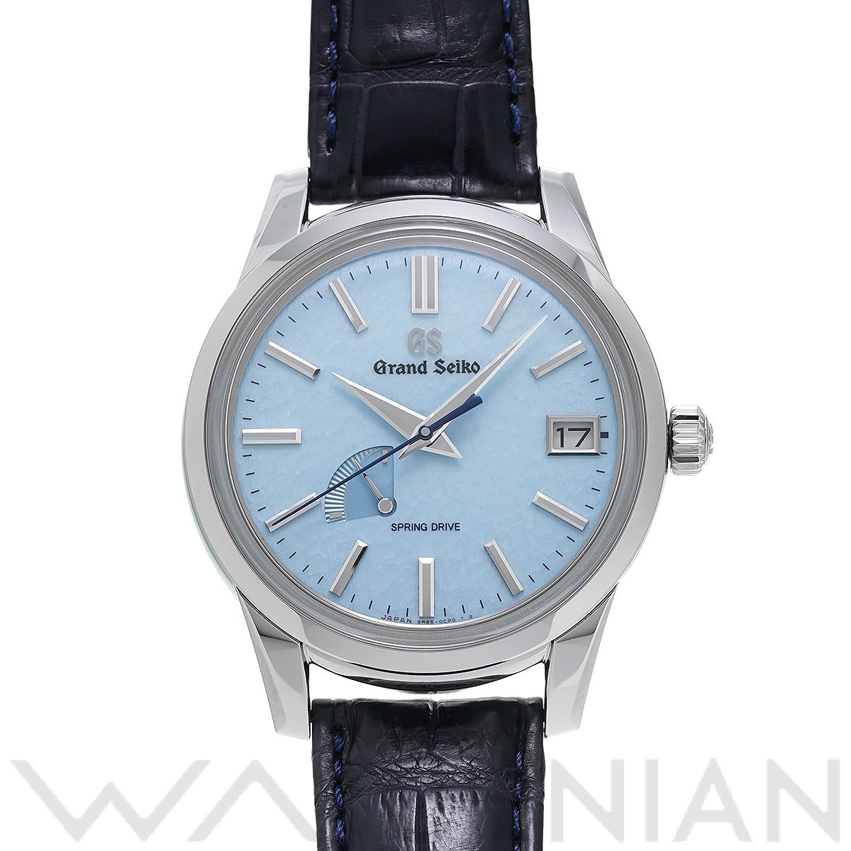 エレガンスコレクション スプリングドライブ SBGA407 雪白ブルー グランドセイコー Grand Seiko メンズ 【中古】