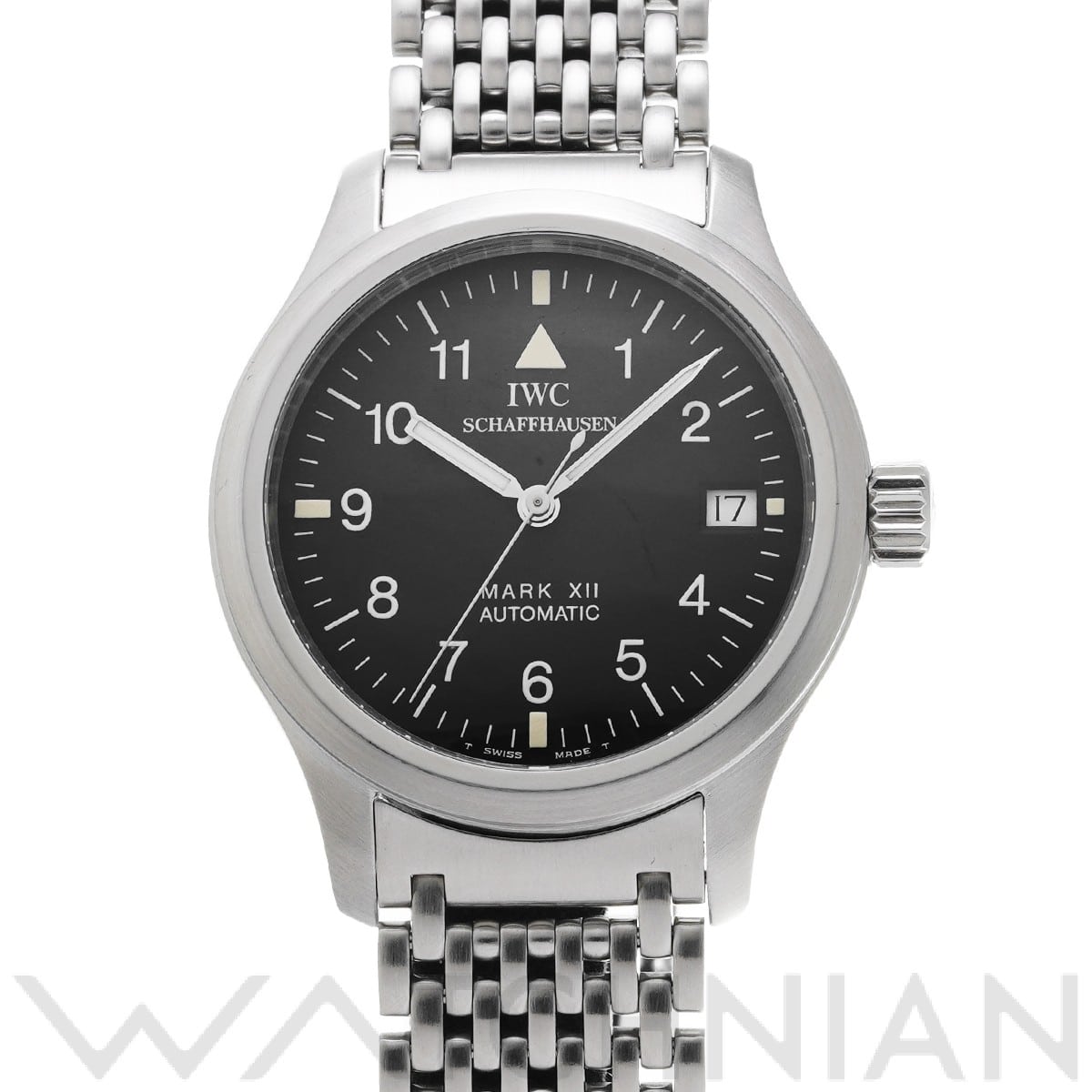 IWC パイロットウォッチ マーク XII IW324102 ブラック メンズ 時計 【中古】【wristwatch】
