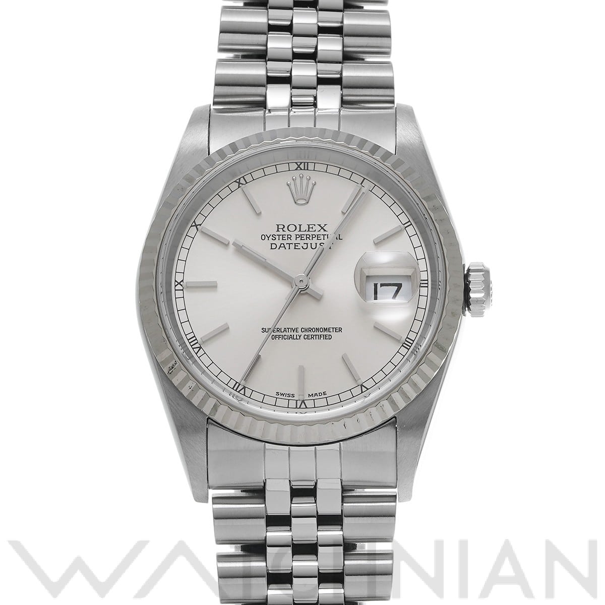 ロレックス デイトジャスト 16234 シルバー メンズ 時計 【中古】【wristwatch】