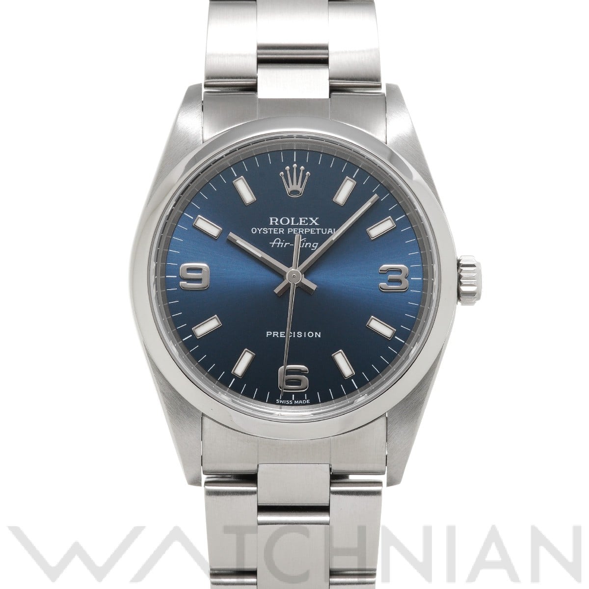 ロレックス エアキング 14000M ブルー メンズ 時計 【中古】【wristwatch】