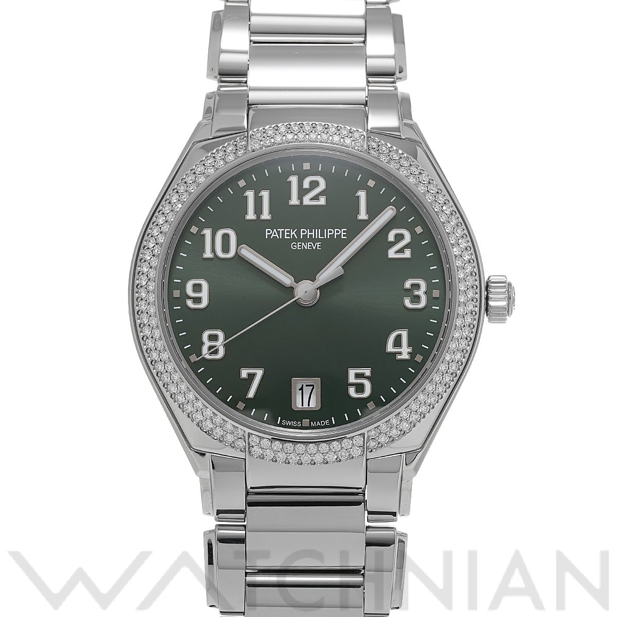 パテック フィリップ / PATEK PHILIPPE トゥエンティ-4 7300/1200A-011 オリーブグリーン・ソレイユ レディース 時計 【中古】【wristwatch】