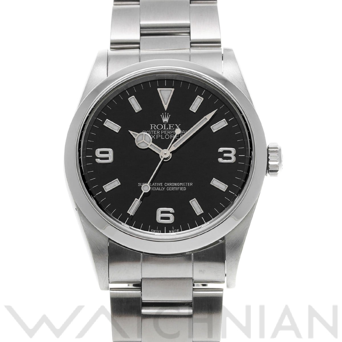 ロレックス エクスプローラー 14270 ブラック メンズ 時計 【中古】【wristwatch】