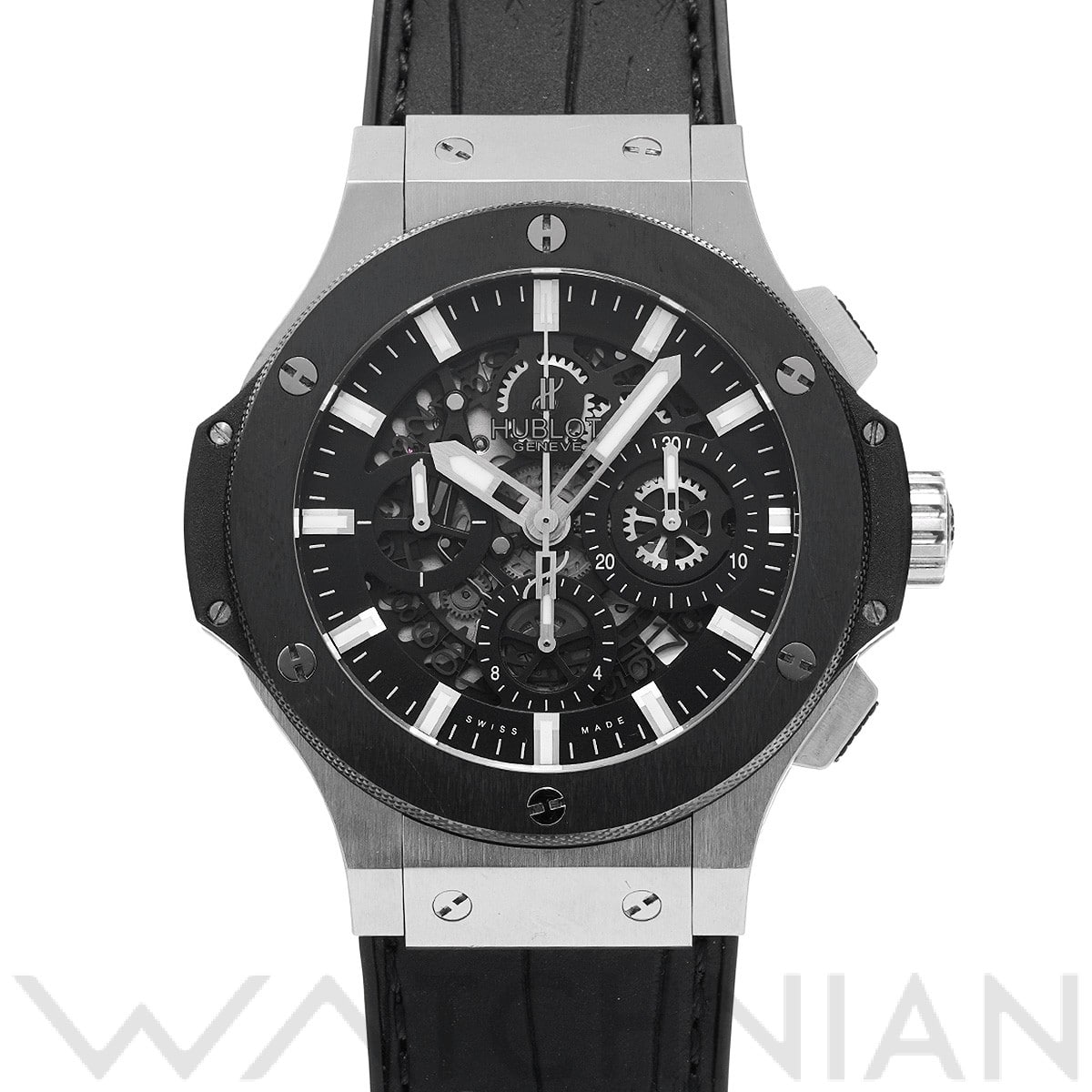 ウブロ / HUBLOT ビッグバン アエロバン スチール セラミック 311.SM.1170.GR スケルトン メンズ 時計 【中古】【wristwatch】