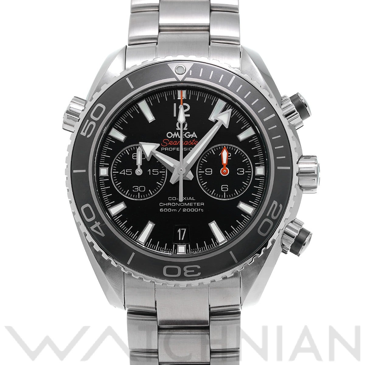 オメガ / OMEGA シーマスター プラネットオーシャン 600 コーアクシャル クロノグラフ 232.30.46.51.01.001 ブラック メンズ 時計 【中古】【wristwatch】