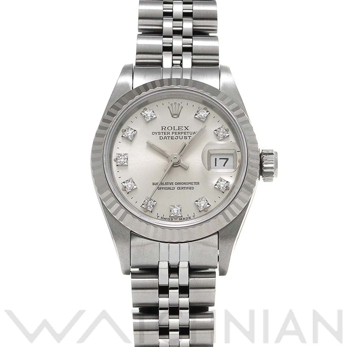 デイトジャスト 69174G N番(1992年頃製造) シルバー/ダイヤモンド ロレックス ROLEX レディース 【中古】