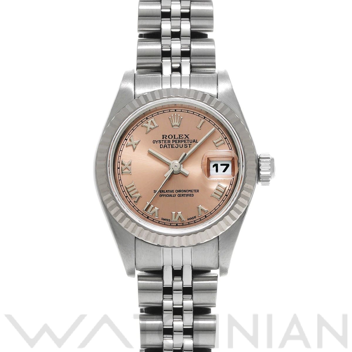 ロレックス デイトジャスト 79174 ピンク レディース 時計 【中古】【wristwatch】