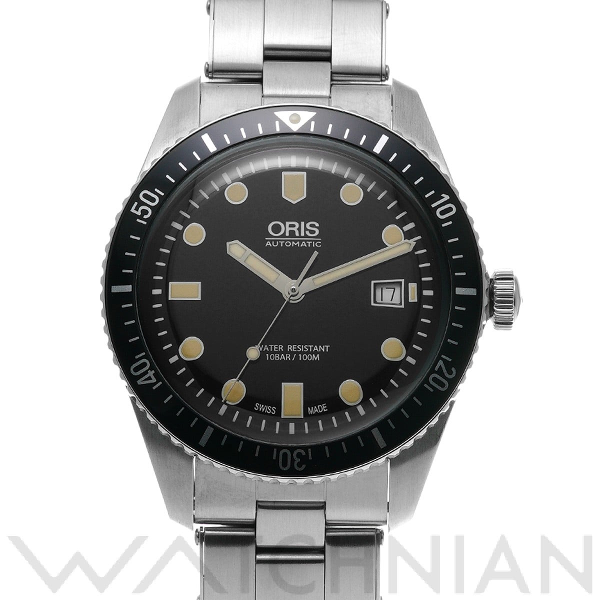 オリス / ORIS ダイバーズ 65 01 733 7720 4054-07 8 21 18 ブラック メンズ 時計 【中古】【wristwatch】