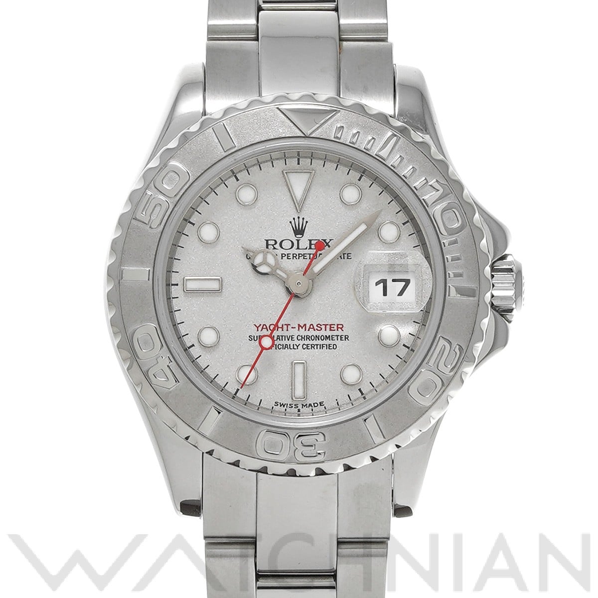 ヨットマスター 29 169622 K番(2001年頃製造) グレー ロレックス ROLEX レディース 【中古】