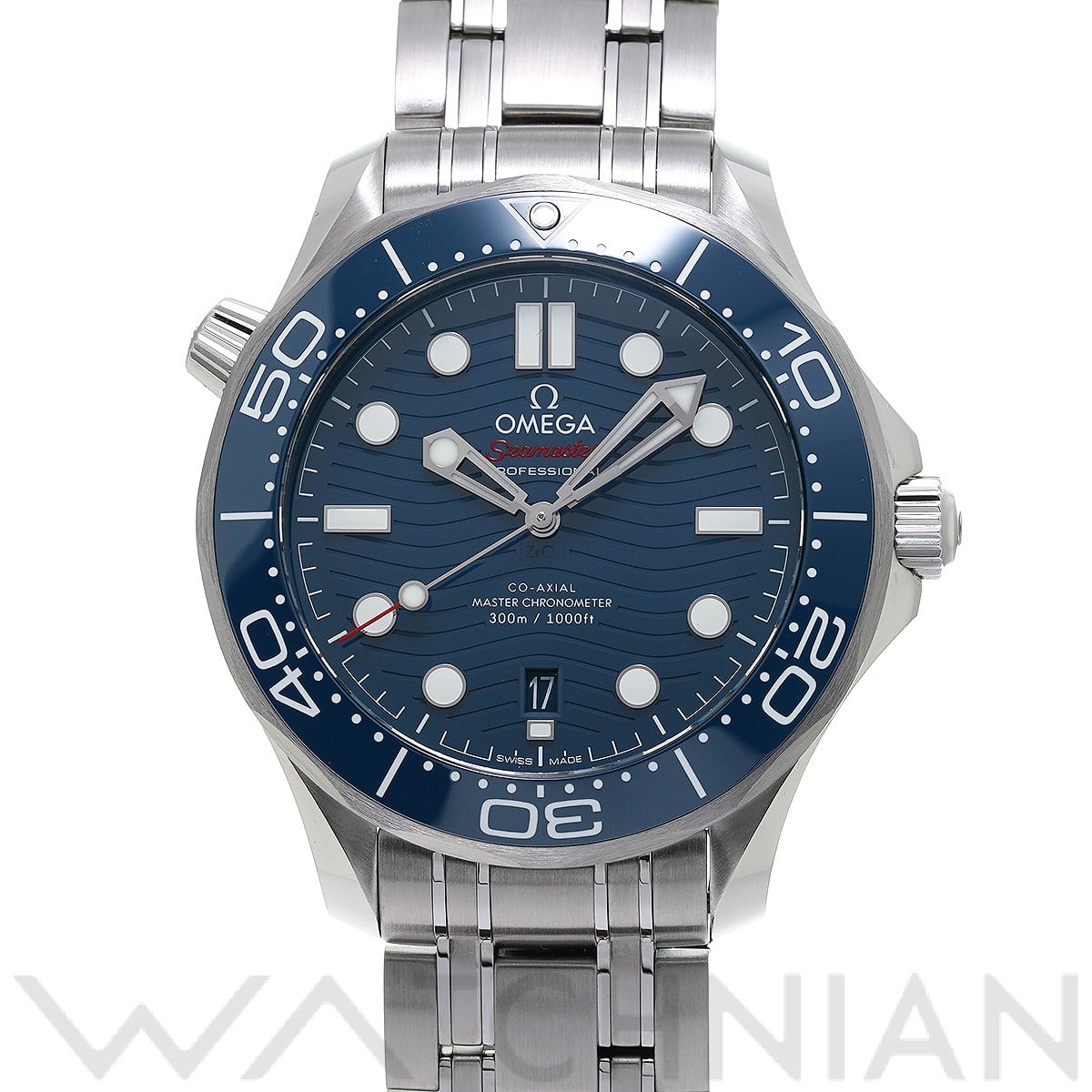 オメガ / OMEGA シーマスター ダイバー300 コーアクシャル マスタークロノメーター 210.30.42.20.03.001 ブルー メンズ 時計 【中古】【wristwatch】