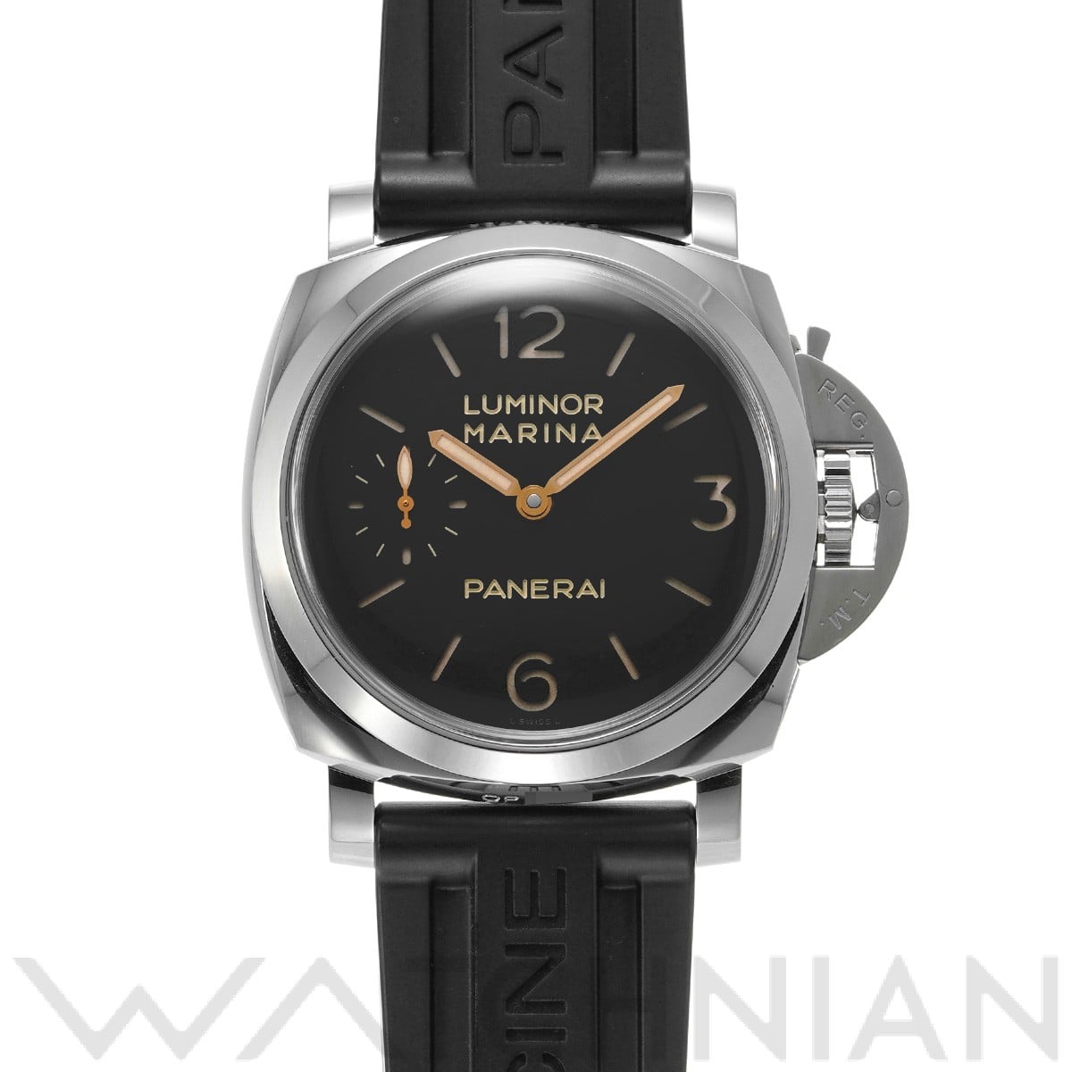 ルミノールマリーナ 1950 3デイズ アッチャイオ PAM00422 T番(2017年製造) ブラック パネライ PANERAI メンズ 【中古】