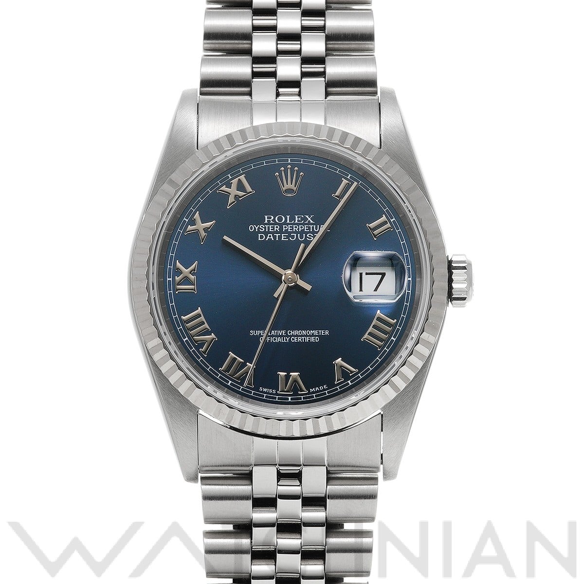 ロレックス デイトジャスト 16234 ブルー メンズ 時計 【中古】【wristwatch】