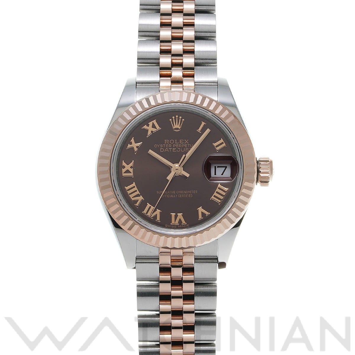 ロレックス レディ デイトジャスト 28 279171 チョコレート レディース 時計 【中古】【wristwatch】