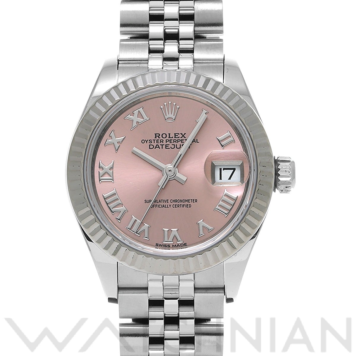 ロレックス レディ デイトジャスト 28 279174 ピンク レディース 時計 【中古】【wristwatch】