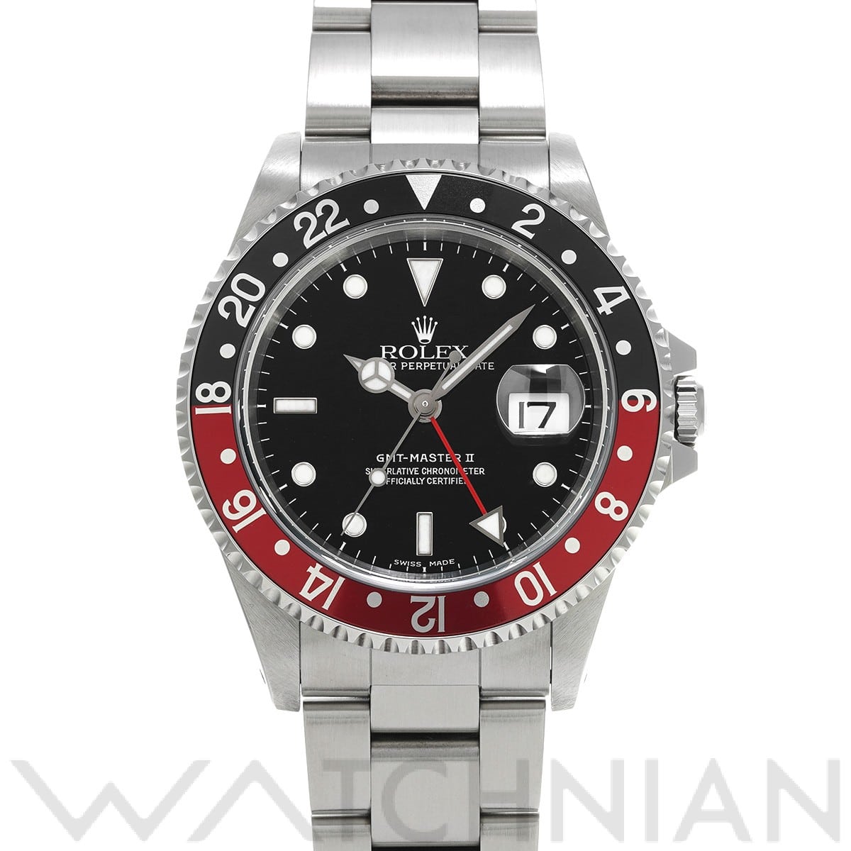 ロレックス GMTマスターII 16710 ブラック メンズ 時計 【中古】【wristwatch】