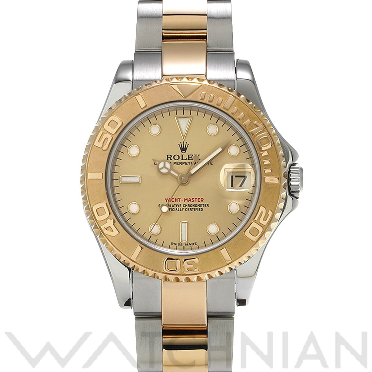 ヨットマスター 34 168623 A番(1999年頃製造) シャンパン ロレックス ROLEX ユニセックス 【中古】