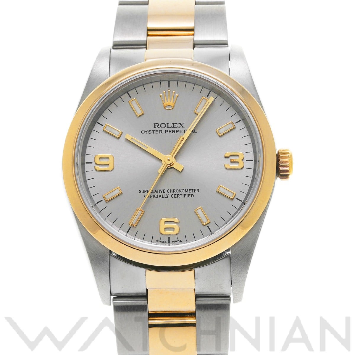 ロレックス / ROLEX オイスターパーペチュアル 14203M グレー メンズ 時計 【中古】【wristwatch】
