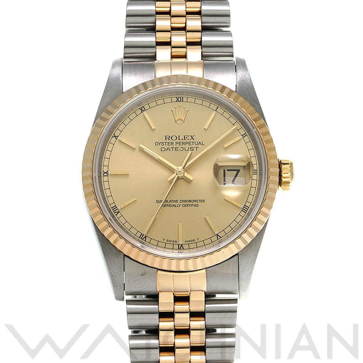 ロレックス デイトジャスト 16233 シャンパン メンズ 時計 【中古】【wristwatch】