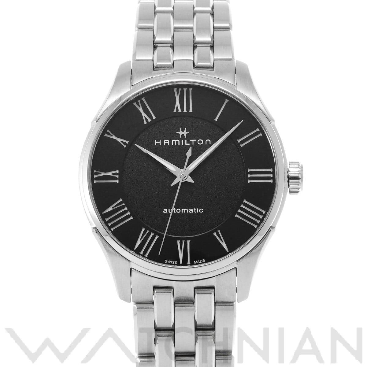 ハミルトン ジャズマスター オート H42535130 ブラック メンズ 時計 【中古】【wristwatch】