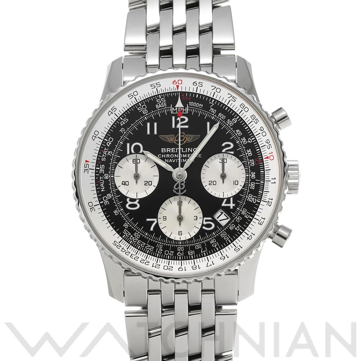 ブライトリング / BREITLING ナビタイマー A23322 ブラック/シルバー メンズ 時計 【中古】【wristwatch】