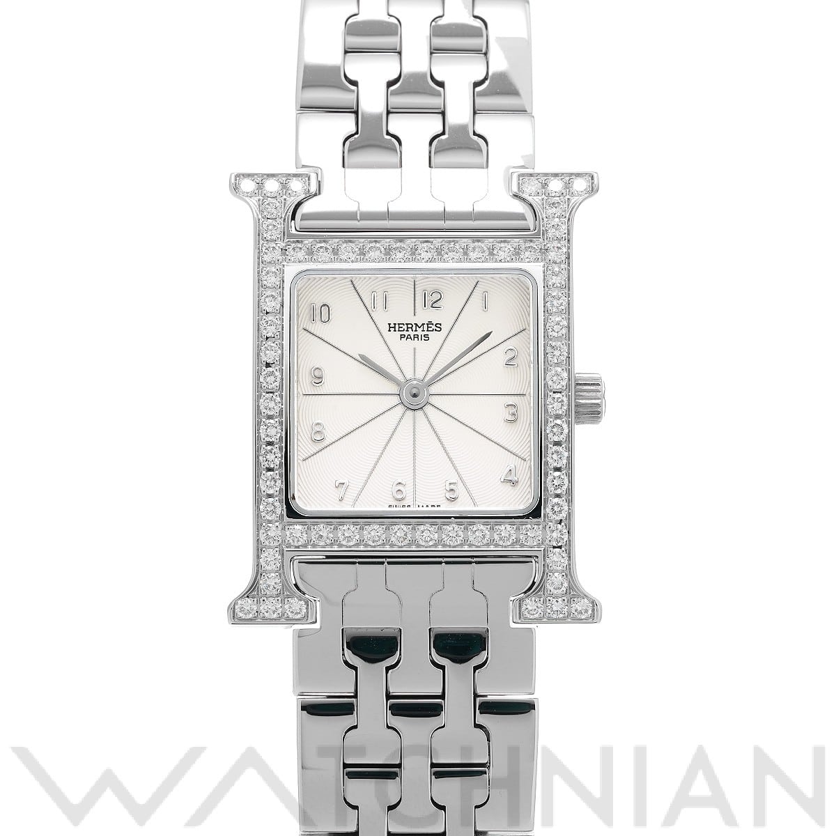 エルメス / HERMES Hウォッチ HH1.230.271/4804 シルバー レディース 時計 【中古】【wristwatch】
