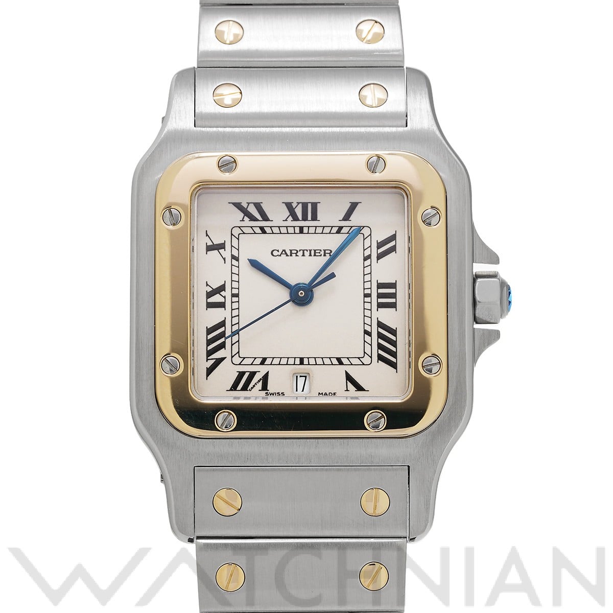 カルティエ / CARTIER サントス ガルベ LM W20011C4 シルバー メンズ 時計 【中古】【wristwatch】