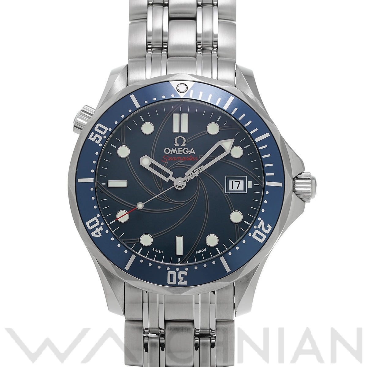 オメガ / OMEGA シーマスター 300 コーアクシャル 007 ジェームズボンド 2226.80 ブルー メンズ 時計 【中古】【wristwatch】