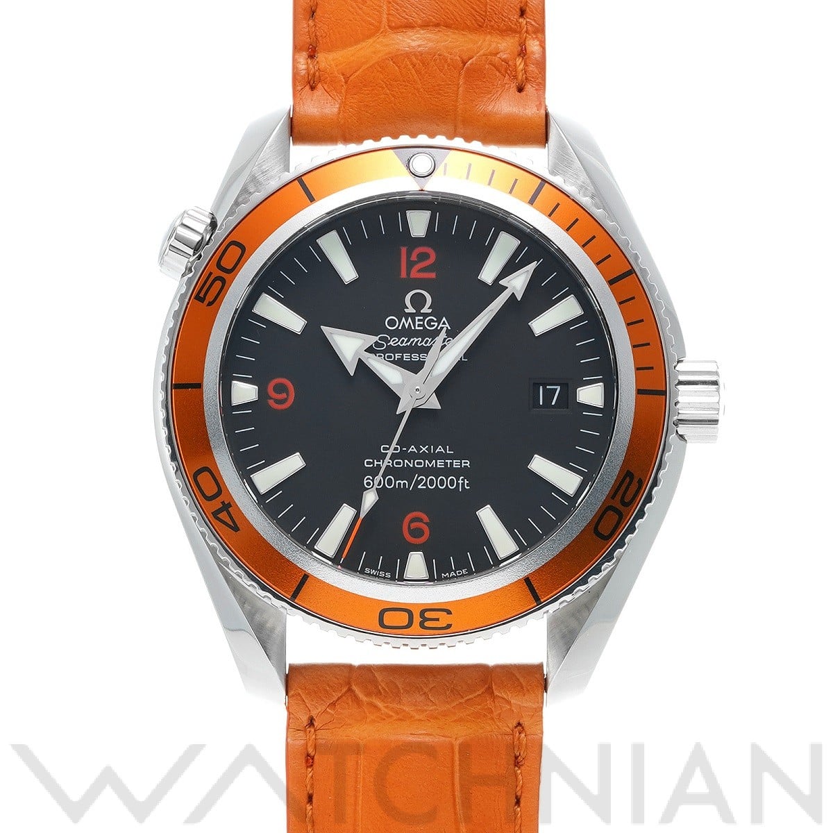 オメガ / OMEGA シーマスター プラネットオーシャン 600 コーアクシャル 2909.50.38 ブラック メンズ 時計 【中古】【wristwatch】