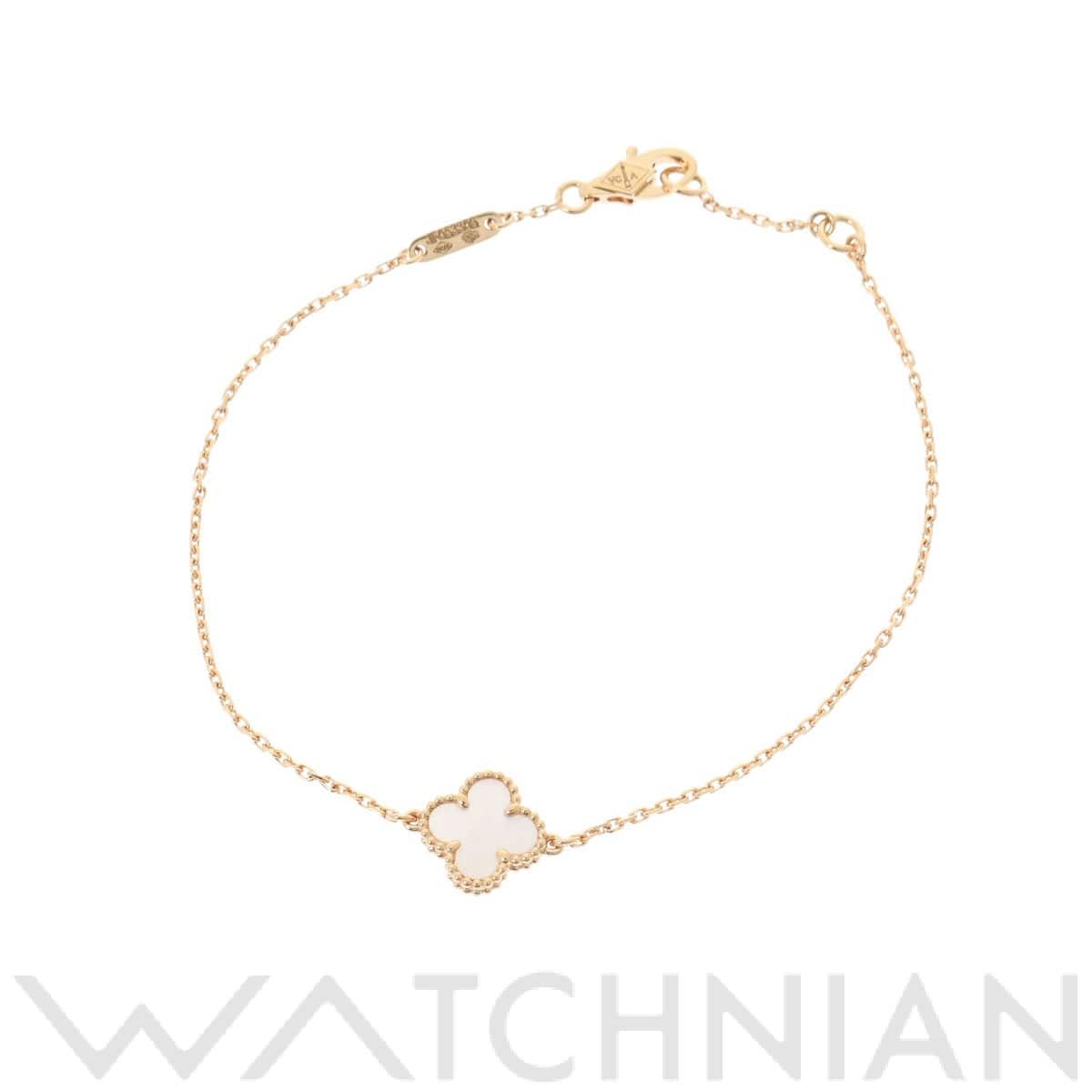 ヴァン クリーフ&アーペル スウィートアルハンブラ ブレスレット ゴールド K18イエローゴールド YG レディース ジュエリー 【中古】【jewelry】