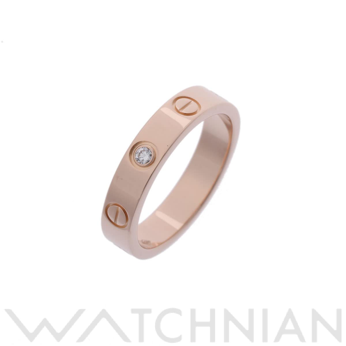 カルティエ ミニラブリング 1PD #49 ゴールド K18ピンクゴールド PG レディース ジュエリー 【中古】【jewelry】