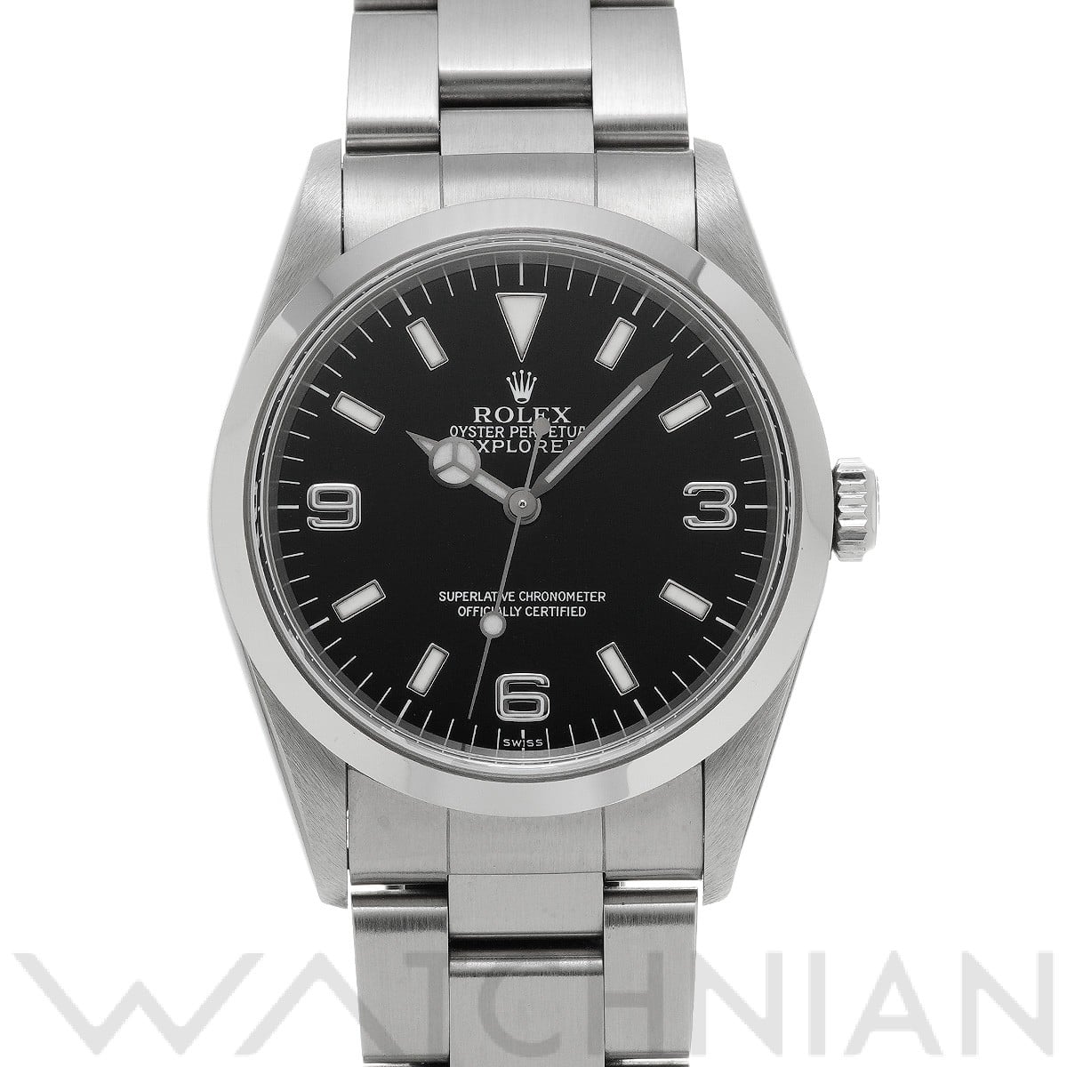 ロレックス エクスプローラー 14270 ブラック メンズ 時計 【中古】【wristwatch】