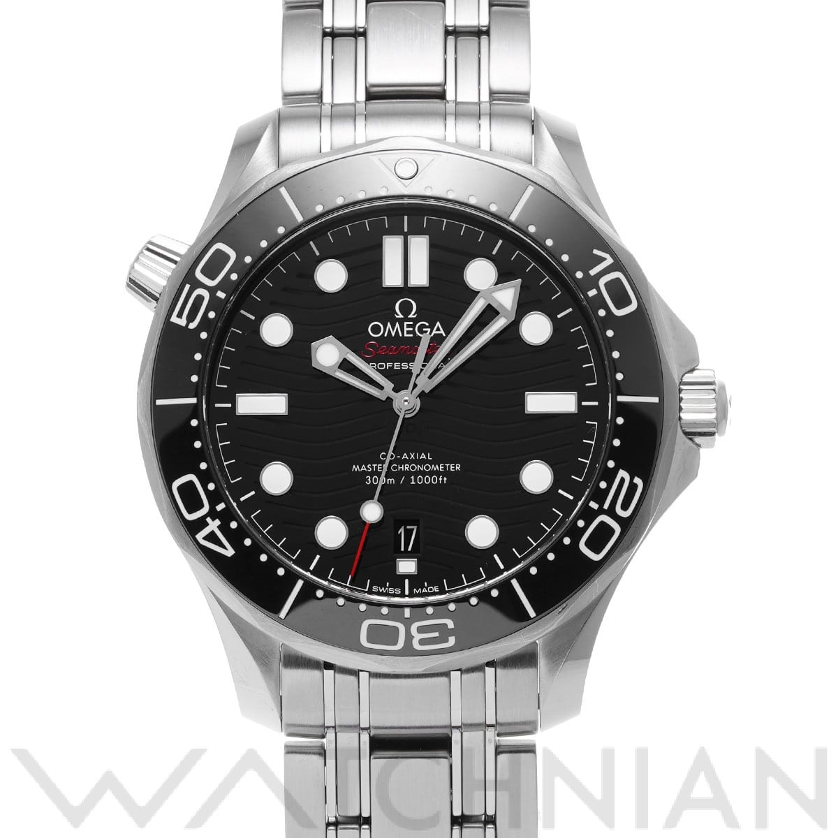 オメガ / OMEGA シーマスター ダイバー300 コーアクシャル マスタークロノメーター 210.30.42.20.01.001 ブラック メンズ 時計 【中古】【wristwatch】